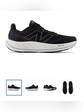 New Balance Men’s Black Fresh Foam Running Shoes x VONGO WIDE FIT NWOT